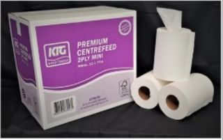Centrefeed Mini Paper Towels 2 ply - Hygiene Direct
