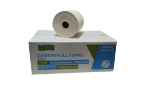 Centrefeed Towel 300m 1ply WHITE - CPC NZ