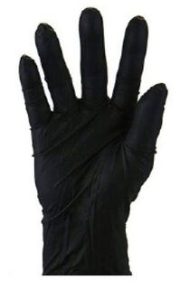 Nitrile Black Gloves 7.0g SMALL - Matthews