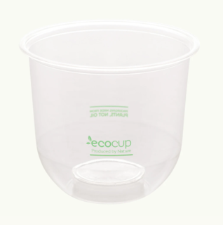 Wine Cup Stemless 360ml Biodegradable - Ecoware