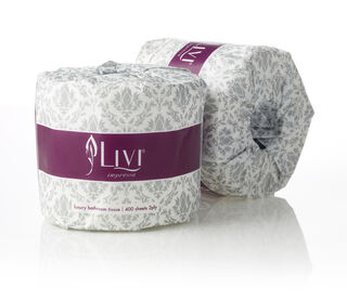 Luxury Bathroom Tissue Embossed 2 PLY 400s - Livi Impressa