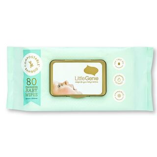 Compostable Baby Wipes Fragranced - Little Genie