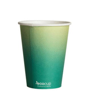400mL Single Wall EcoCup (90mm) Colour  Series - Ecoware