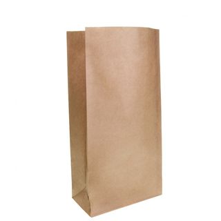 Brown Block Bottom Paper Bag No 2 Heavy Duty 160W x 350H (83mm gusset)- UniPak