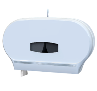 Dispenser for Jumbo Rolls Double White - Premier Hygiene