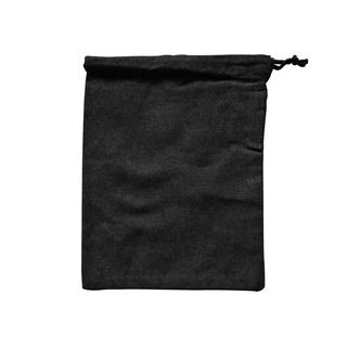 Medium Drawstring Bag Black - Ecobags