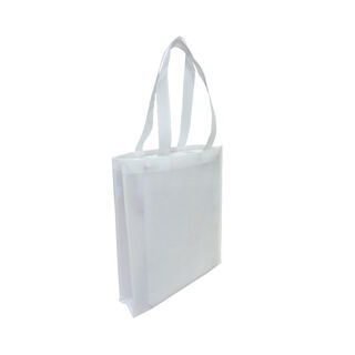 Tote with Gusset - WHITE - Ecobags