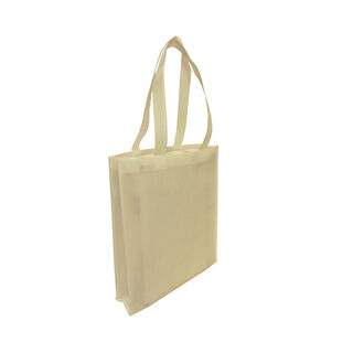 Tote with Gusset - BEIGE - Ecobags