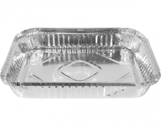Extra Large Rectangular Catering Containers, Shallow 2500 ml - Castaway