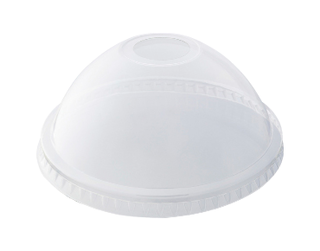 HiKleer' P.E.T Cold Cup Lid Dome, with straw hole (suit 16oz & 20oz)