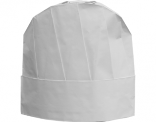 PrimeSource' Disposable Chef's Hat, Size Adjustable, White - Castaway