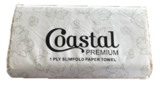Slimfold Premium Paper Towels 1ply - Coastal