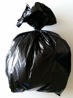 Black Rubbish Bag 600x150x900mm - Fortune