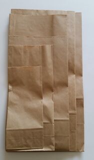 SOS Block Bottom Paper Bag #5 185x100x390mm - Fortune