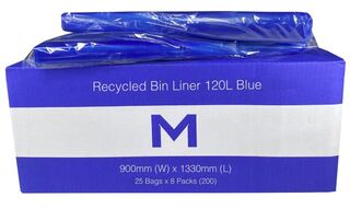 Bin Liner 120L Blue - Matthews