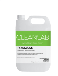 FOAMSAN - antibacterial high foam cleaner 5Litres - CleanLab