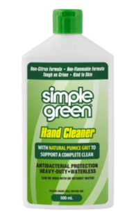 Hand Cleaner Gel 500ml Squeeze bottle - Simple Green