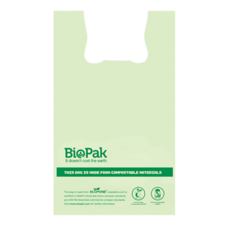 20L Bin Liner with Handles Compostable - Biopak