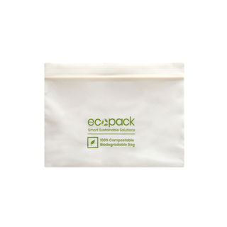 Resealable Bags Compostable Snack 160x110mm - Ecobags