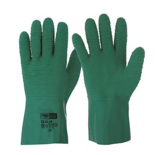 Green Gauntlet Gloves, Size 10 - Paramount