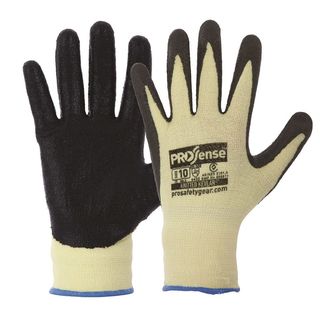 13 Gauge Knitted Kevlar with Black Nitrile Palm Gloves, Size 9 - Paramount