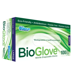 Nitrile Disposable Gloves Biodegradable MEDIUM - BioGlove