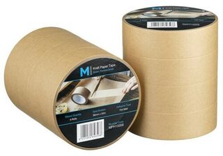 Kraft Paper Packaging Tape - Tan, 36mm x 50m x 125mu Carton 48 - Matthews