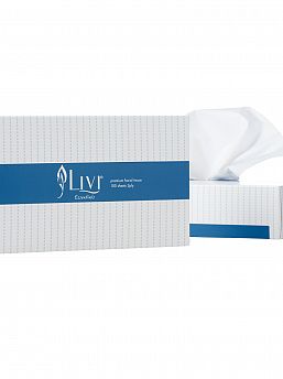 Tissues Facial 2ply - 100's - Livi Essentials