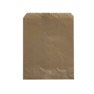Flat Brown Paper Bags - 305x360 - No.10 - UniPak