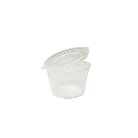 Round Container with Lid 100ml PP TCC100 - UniChef