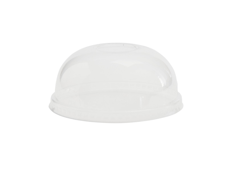 Hot/Cold Container Dome Lid 115mm (Fits 12-32oz), Pack 50 - Vegware