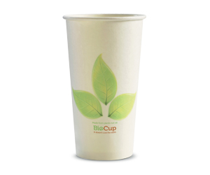 20oz Coffee Cups Leaf (90mm) Single Wall - BioPak