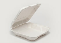 Clam Tray Sugar Cane 23x23cm, Carton 200 - Vegware