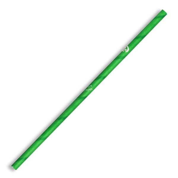Paper Straws Regular BioStraw Green 6mm - BioPak