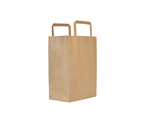 Recycled Paper Carrier - small 17.5 x 8.5 x 21cm- Vegware
