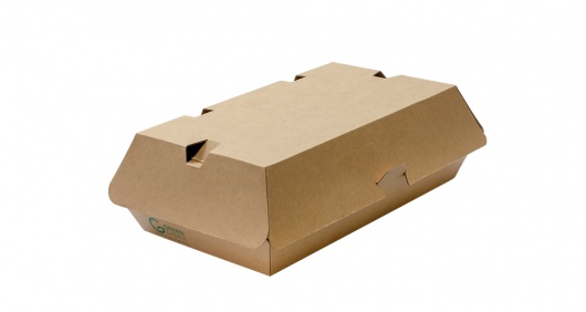 Burger Box Kraft F-Flute Medium - Green Choice