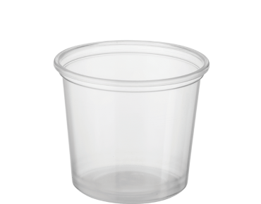 Reveal' Round Containers 150 ml  Medium, Clear - Castaway