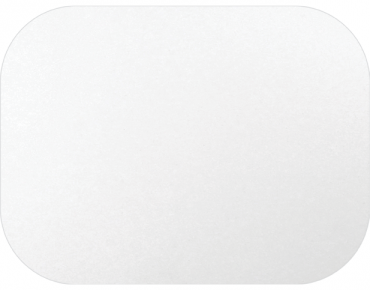 Medium Rectangular Take-Away Container Lids (suit CA-RFC448) White - Castaway