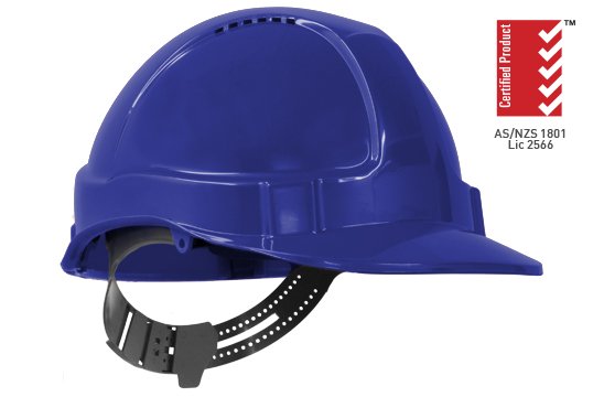 TUFF-NUT' Vented PinLock Hard Hat, BLUE - Esko