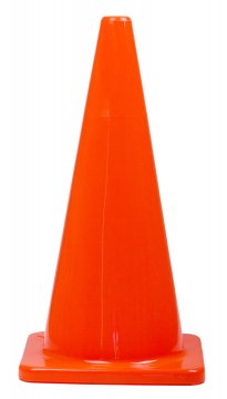 Orange PVC Plain Cone 700mm - Esko