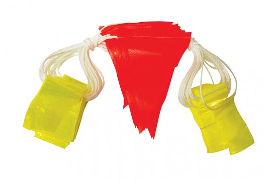 Good2Glow Bunting Cord 45 Flags Day/Night, 30m - Esko