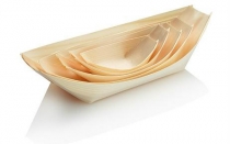 Boat Pine 26 x 11.5 x 3cm Jumbo, Pack 100 - Vegware