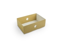 Platter box (large) quarter insert 16 x 22 x 8cm - Vegware