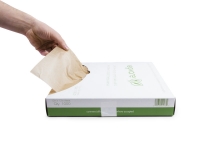 Wrap greaseproof unbleached - 30 x 30cm dispenser pack - Vegware - Pack 1000