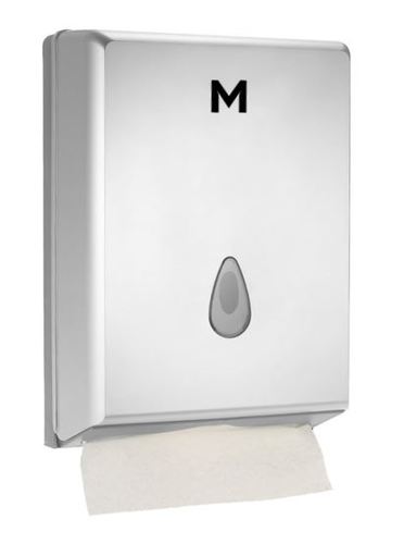 Widefold Towel Dispenser - White, 900 Sheet Capacity - Matthews