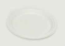 Plate Sugar Cane round 22 cm, Pack 50 - Vegware