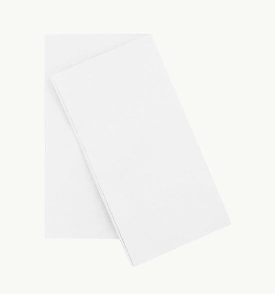 White EcoNapkin - 8 Fold Quilted Lunch 75mm x 145mm - FSC' RECYCLED - Ecoware