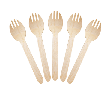 Cutlery Wood Spork 'Castaway' brand - Castaway