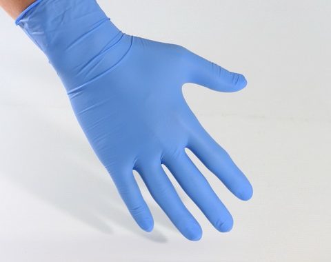 Nitrile Blue Heavy Duty Gloves LARGE - Pacific Disposables