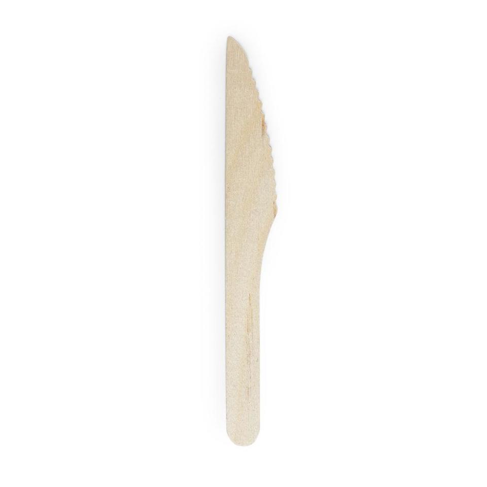 Timber Knife Small 14cm, Pack 100 - Vegware